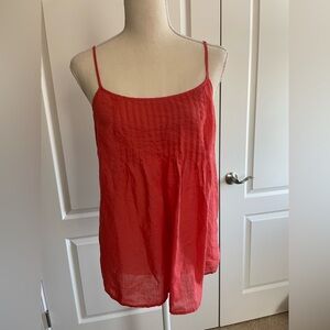 Loft, Size Small Tank, Pleated front, smocked back
